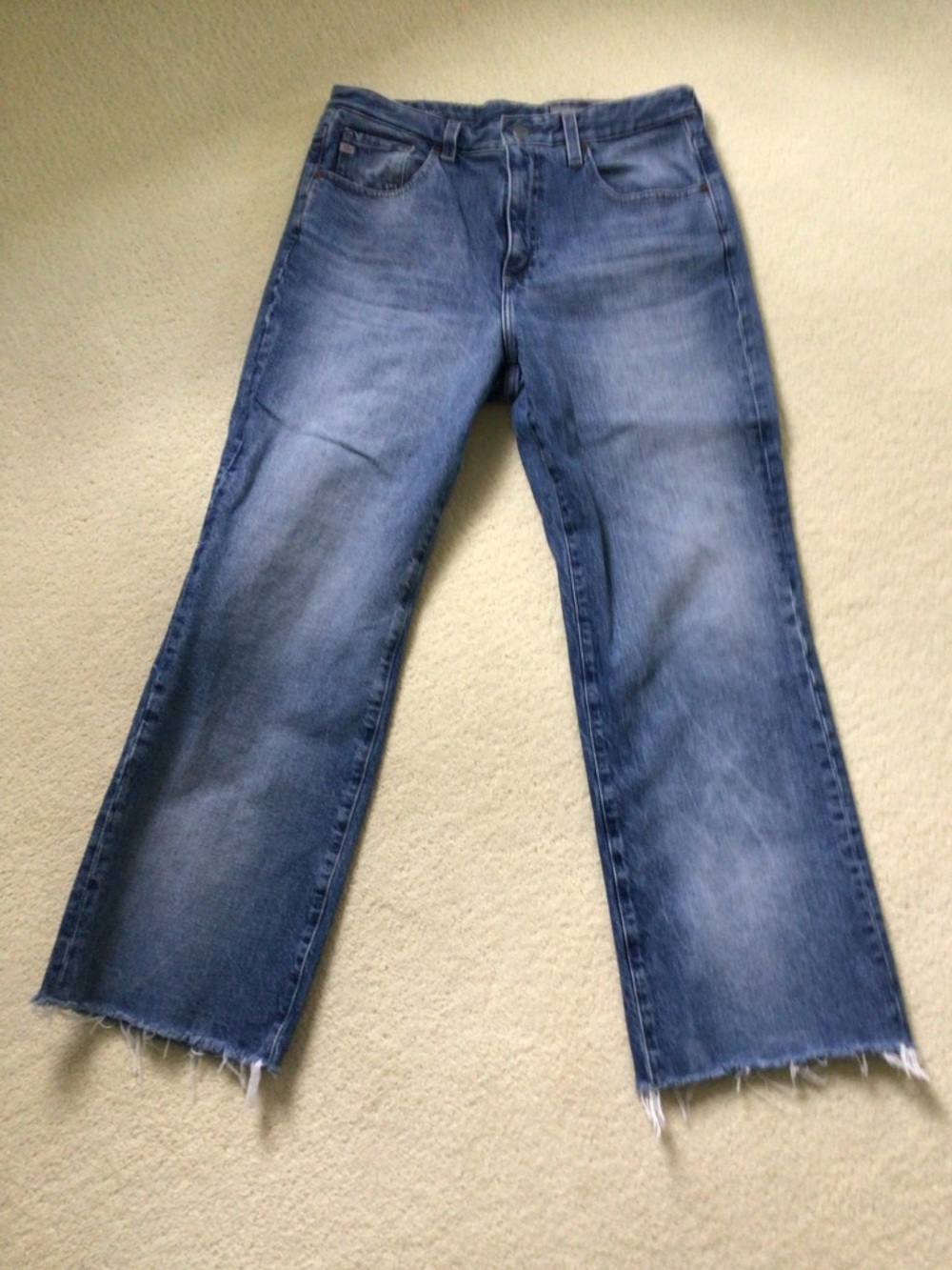 AG Kinsley High-rise Pop Crop jeans